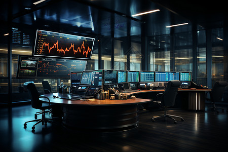 设备大屏现代股票交易设计图片