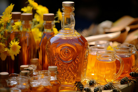 纯蜂蜜酒精图片
