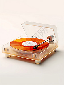 手风琴播放器时尚的唱片机设计图片