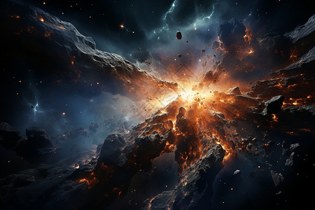 陨石星神秘的星陨石设计图片