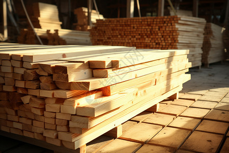 工业木材加工厂高清图片