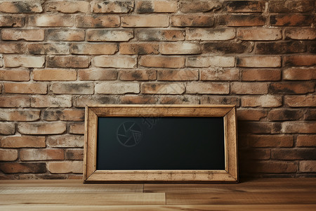 怀旧风格的木质相框背景图片