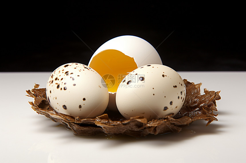 健康饮食的鹌鹑蛋图片