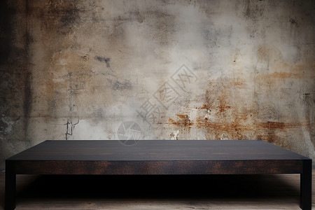 复古室内家居的木桌摆设背景图片