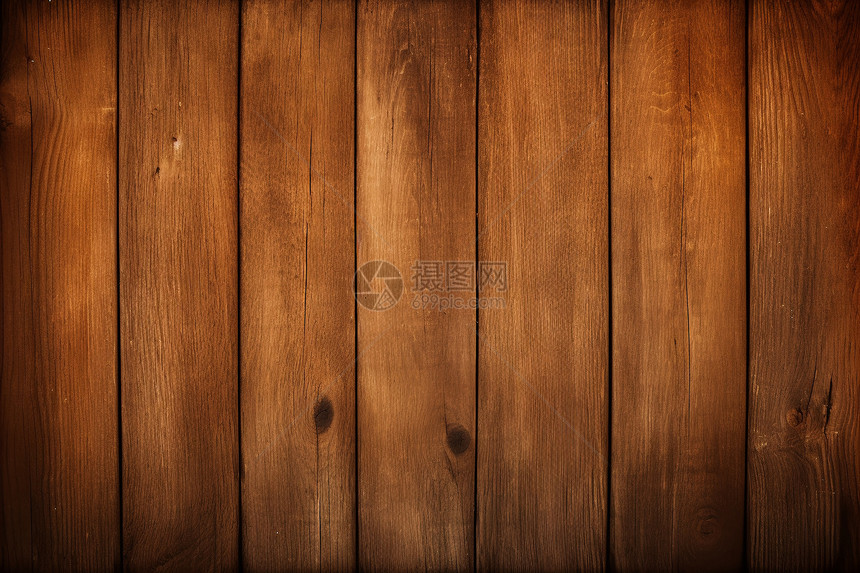 复古家居中的木质墙面图片