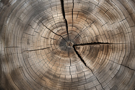 岁月年轮圆环木质年轮背景