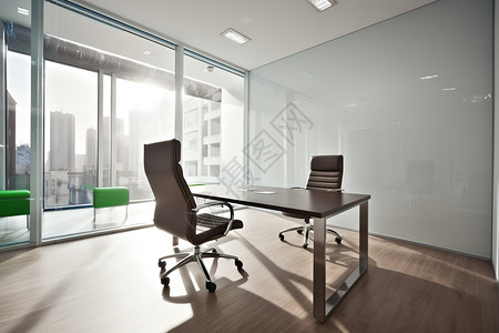 现代简约风格的企业办公室背景图片