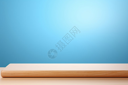 光滑的实木桌面木材高清图片