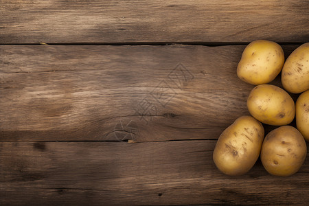 新鲜的土豆食材图片