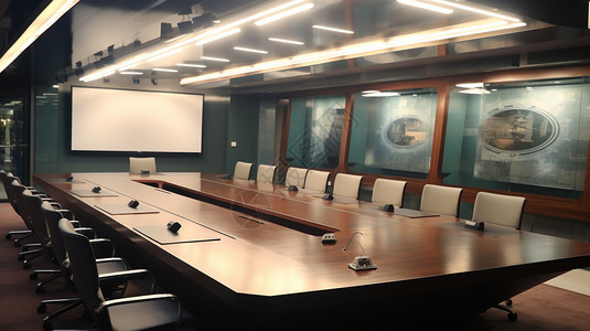 公司的大会议室图片