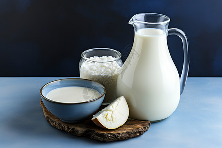 牛奶钙健康的乳制品背景