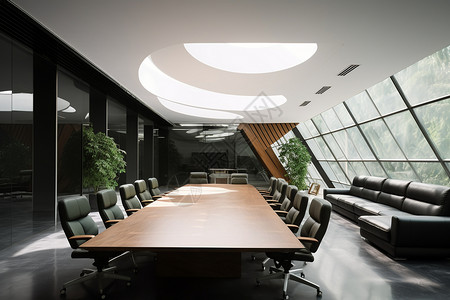 奢华的商务会议室背景图片