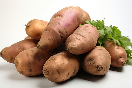 新鲜的蔬菜红薯图片