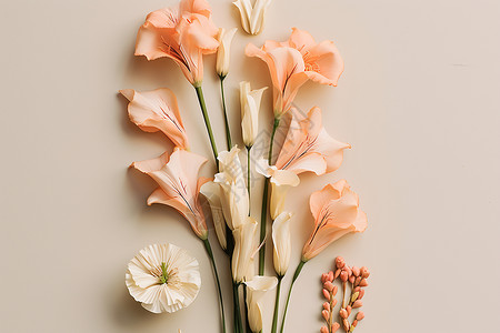 美丽的剑兰花花朵高清图片