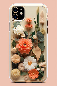 系列花朵素材花朵系列的手机壳背景