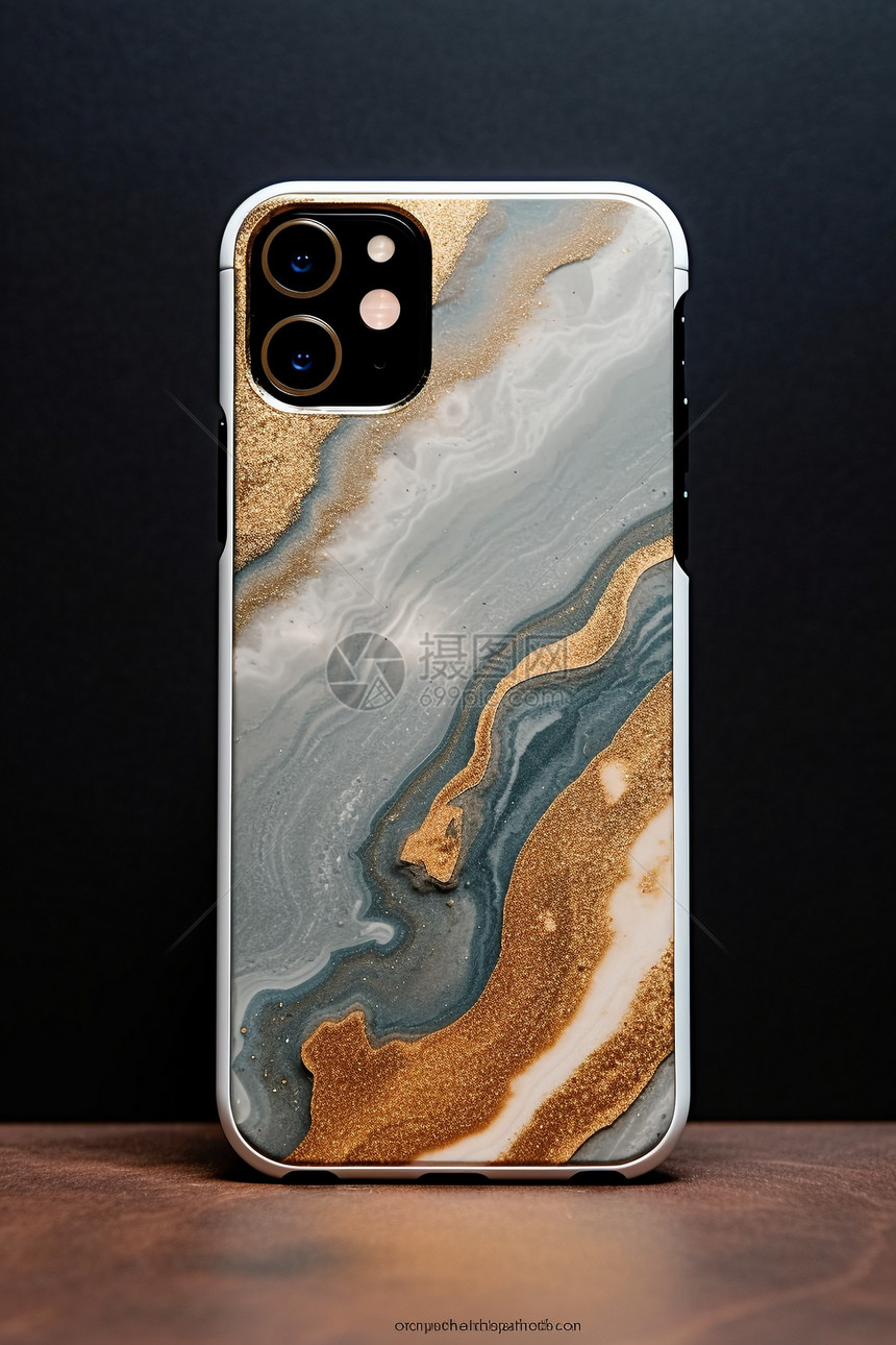 水纹质感的手机壳图片