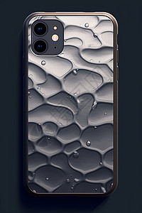 塑胶的水纹手机壳背景图片
