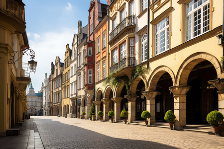 著名的欧洲城市街道建筑图片