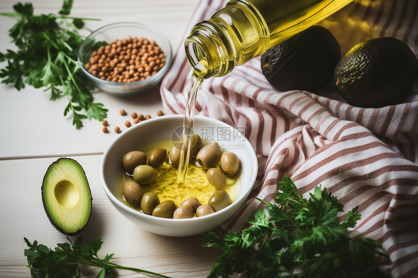 健康营养的橄榄图片
