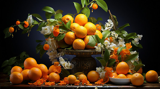 健康多汁的橘子图片