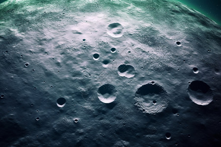 科幻星系的月球背景图片
