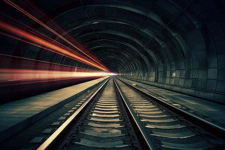 地下火车隧道图片