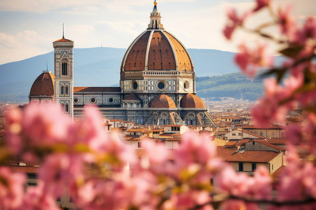 美丽景观的佛罗伦萨建筑景观图片