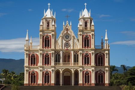 欧式教堂建筑景观图片