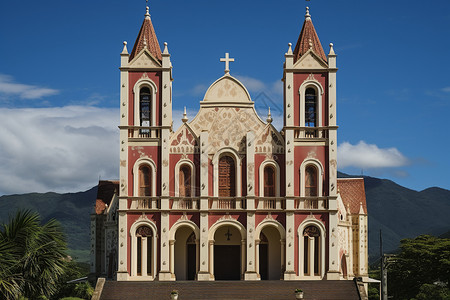 历史悠久的欧式教堂建筑景观图片