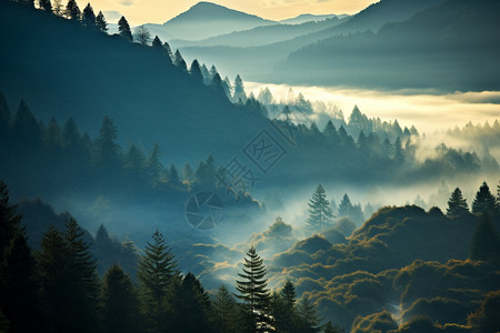 大自然的山脉风景图片