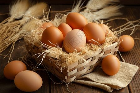 食用的健康的鸡蛋背景