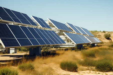 技术生态太阳能控制面板背景