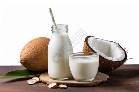 椰子奇迹饮食椰油棕高清图片