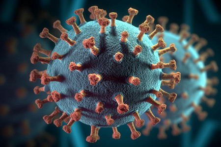 抽象生物病毒概念图图片