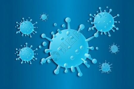 生物研究的病毒概念图图片