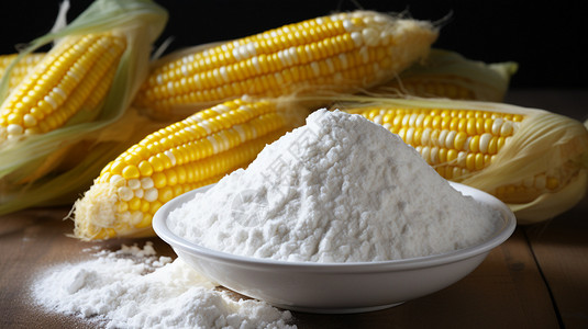 烹饪添加剂玉米淀粉背景图片