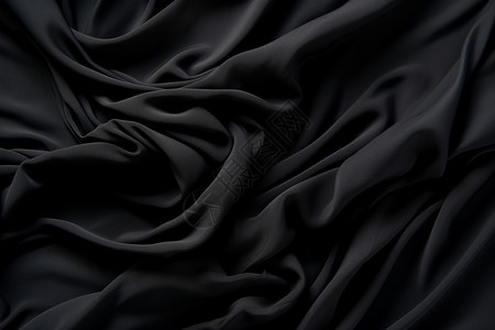 冰丝面料黑丝顺滑的丝绸背景