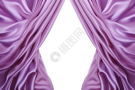 紫色布景的幕帘背景图片