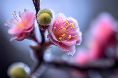 树枝上的花图片