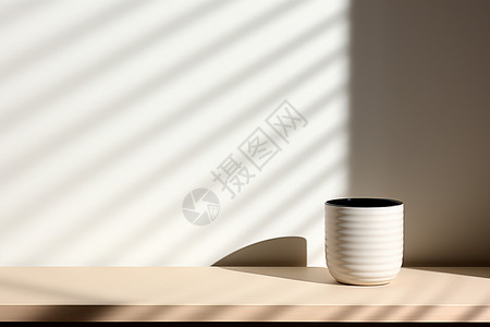 简约陶瓷杯背景图片
