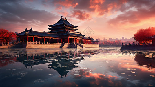中国宏伟建筑宏伟古建筑特写设计图片