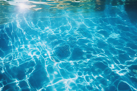 泳池水面涟漪图片