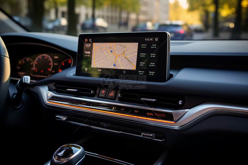 GPS系统展示面板图片