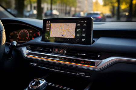 GPS系统展示面板图片