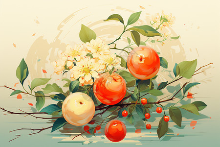 水果的艺术背景图片