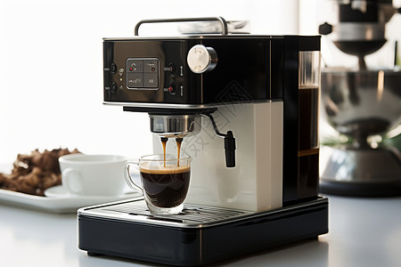 智能咖啡机全自动咖啡机背景