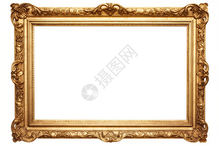 金色的画框古典画框高清图片