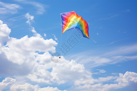 飞翔在空中的风筝背景图片