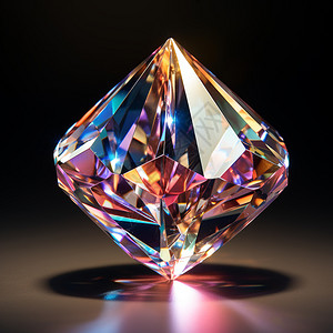 彩色钻石底纹菱形钻石背景