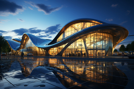 机场设计机场建筑设计设计图片